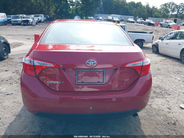45863406 :رقم المزاد ، 2T1BURHEXFC397572 vin ، 2015 Toyota Corolla Le مزاد بيع