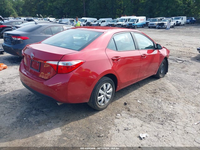 45863406 :رقم المزاد ، 2T1BURHEXFC397572 vin ، 2015 Toyota Corolla Le مزاد بيع