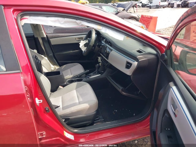 45863406 :رقم المزاد ، 2T1BURHEXFC397572 vin ، 2015 Toyota Corolla Le مزاد بيع
