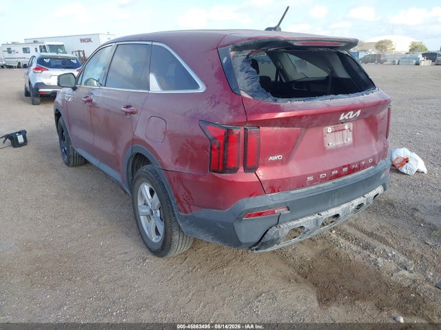 2022 Kia Sorento Lx მანქანა იყიდება აუქციონზე, vin: 5XYRGDLC3NG109912, აუქციონის ნომერი: 45863495
