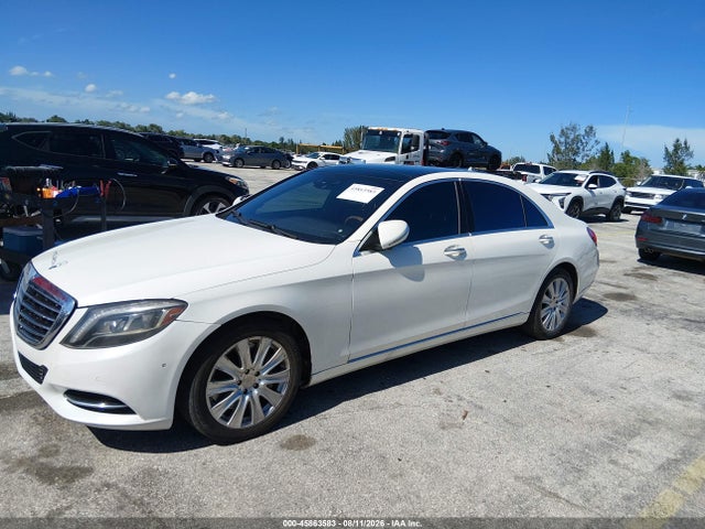 2014 Mercedes-benz S 550 მანქანა იყიდება აუქციონზე, vin: WDDUG8CB0EA051109, აუქციონის ნომერი: 45863583
