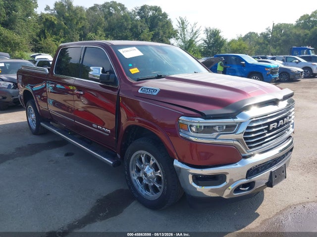 Auction sale of the 2020 Ram 1500 Laramie Longhorn  4x4 6'4 Box, vin: 1C6SRFST3LN137568, lot number: 45863598