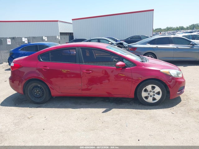 2016 Kia Forte Lx მანქანა იყიდება აუქციონზე, vin: KNAFK4A64G5605485, აუქციონის ნომერი: 45863694