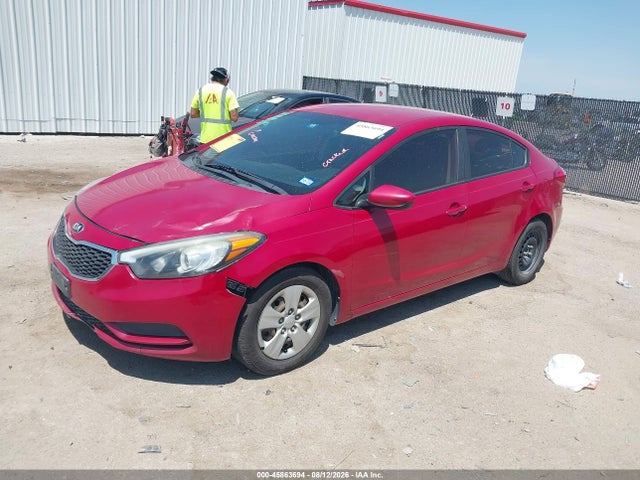 2016 Kia Forte Lx მანქანა იყიდება აუქციონზე, vin: KNAFK4A64G5605485, აუქციონის ნომერი: 45863694