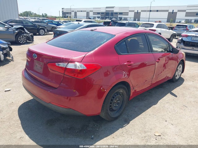 2016 Kia Forte Lx მანქანა იყიდება აუქციონზე, vin: KNAFK4A64G5605485, აუქციონის ნომერი: 45863694