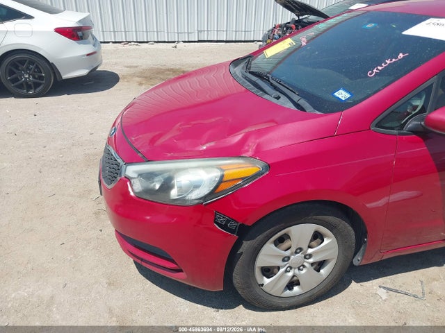 2016 Kia Forte Lx მანქანა იყიდება აუქციონზე, vin: KNAFK4A64G5605485, აუქციონის ნომერი: 45863694