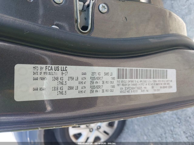 Продаж на аукціоні авто 2017 Dodge Journey Se, vin: 3C4PDCAB0HT706825, номер лоту: 45863726