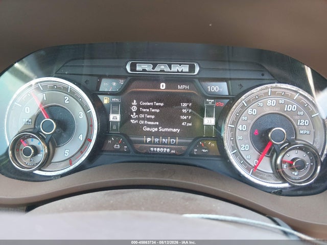 45863734 :رقم المزاد ، 3C6UR5GL8MG606546 vin ، 2021 Ram 2500 Longhorn مزاد بيع