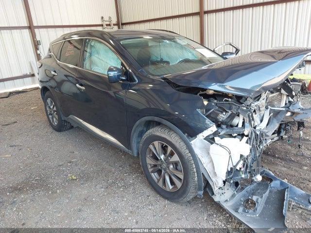 2018 Nissan Murano Sv მანქანა იყიდება აუქციონზე, vin: 5N1AZ2MH5JN157772, აუქციონის ნომერი: 45863745
