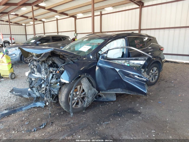 2018 Nissan Murano Sv მანქანა იყიდება აუქციონზე, vin: 5N1AZ2MH5JN157772, აუქციონის ნომერი: 45863745