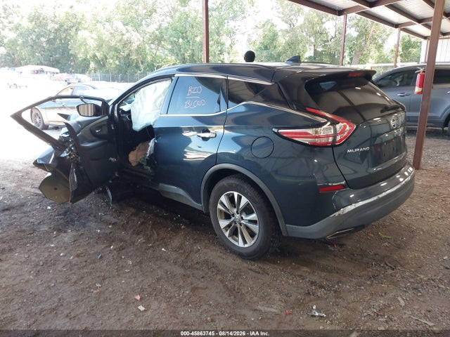 2018 Nissan Murano Sv მანქანა იყიდება აუქციონზე, vin: 5N1AZ2MH5JN157772, აუქციონის ნომერი: 45863745