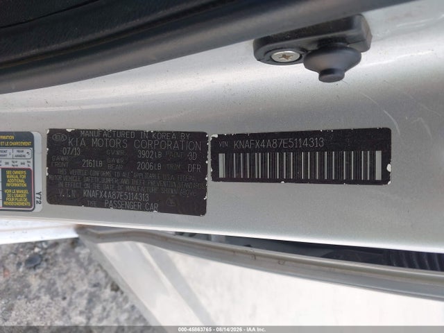 KIA FORTE EX 2014 KNAFX4A87E5114313 Image 9