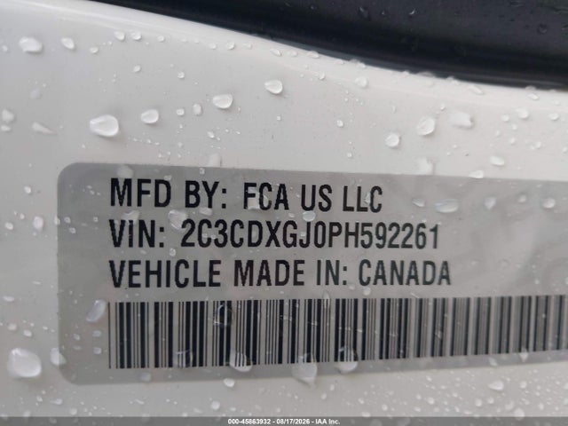 Dodge Charger Scat Pack 2023 2C3CDXGJ0PH592261 Image 9