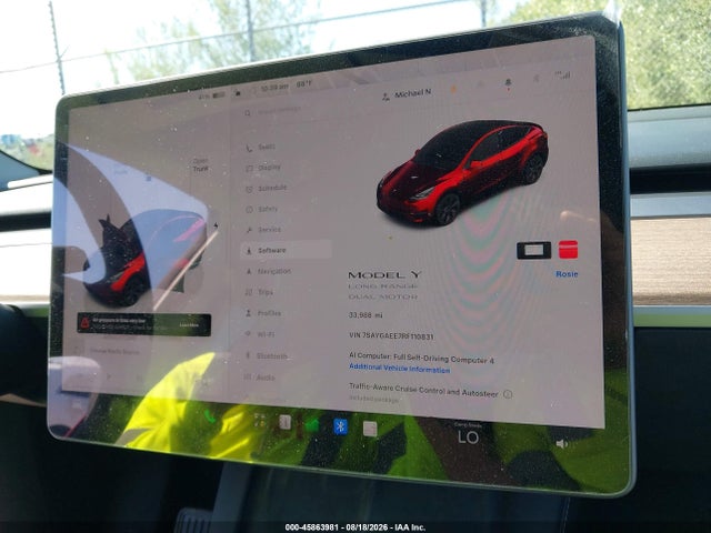 Aukcja sprzedaży 2024 Tesla Model Y Long Range Dual Motor All-wheel Drive, vin: 7SAYGAEE7RF110831, numer aukcji: 45863981