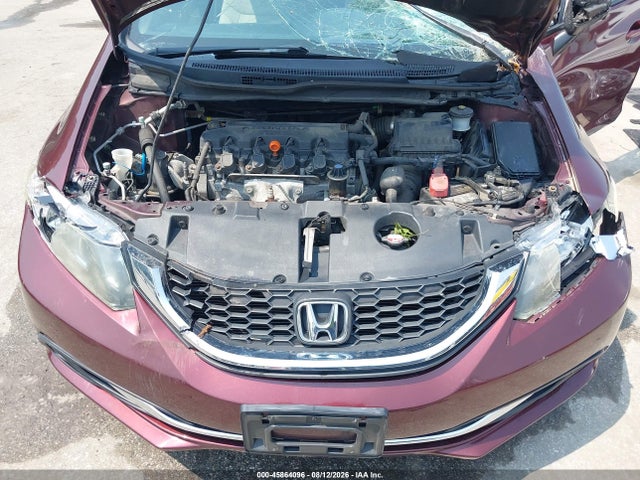 45864096 :رقم المزاد ، 19XFB2F54EE255705 vin ، 2014 Honda Civic Lx مزاد بيع