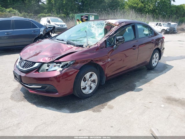 45864096 :رقم المزاد ، 19XFB2F54EE255705 vin ، 2014 Honda Civic Lx مزاد بيع