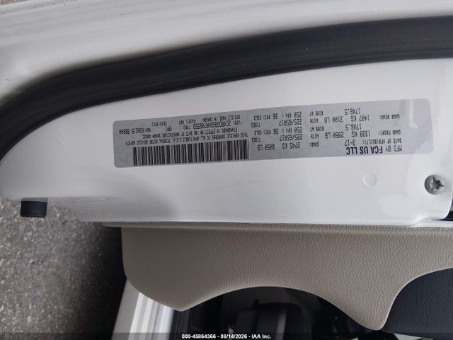 Auction sale of the 2017 Dodge Grand Caravan Se, vin: 2C4RDGBG8HR706553, lot number: 45864366