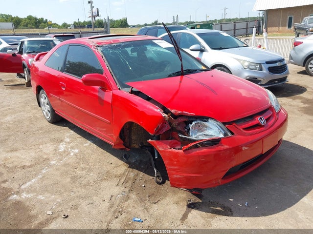 Продаж на аукціоні авто 2001 Honda Civic Ex, vin: 1HGEM22901L106404, номер лоту: 45864394
