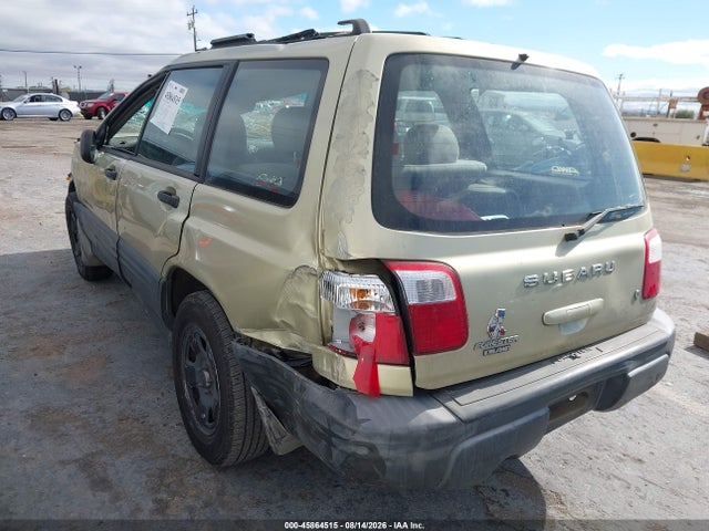 2002 Subaru Forester L მანქანა იყიდება აუქციონზე, vin: JF1SF635X2H726217, აუქციონის ნომერი: 45864515