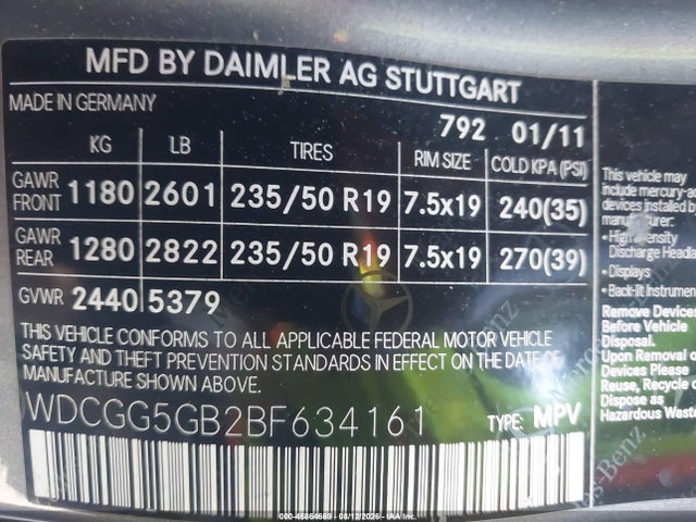 Auction sale of the 2011 Mercedes-benz Glk 350, vin: WDCGG5GB2BF634161, lot number: 45864669