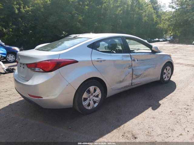 45864682 :رقم المزاد ، 5NPDH4AE5GH759803 vin ، 2016 Hyundai Elantra Se مزاد بيع