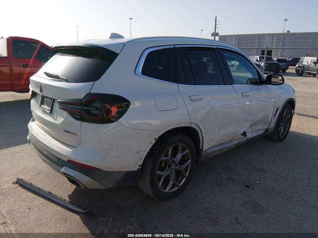 2022 Bmw X3 Xdrive30i მანქანა იყიდება აუქციონზე, vin: 5UX53DP03N9J31564, აუქციონის ნომერი: 45864686