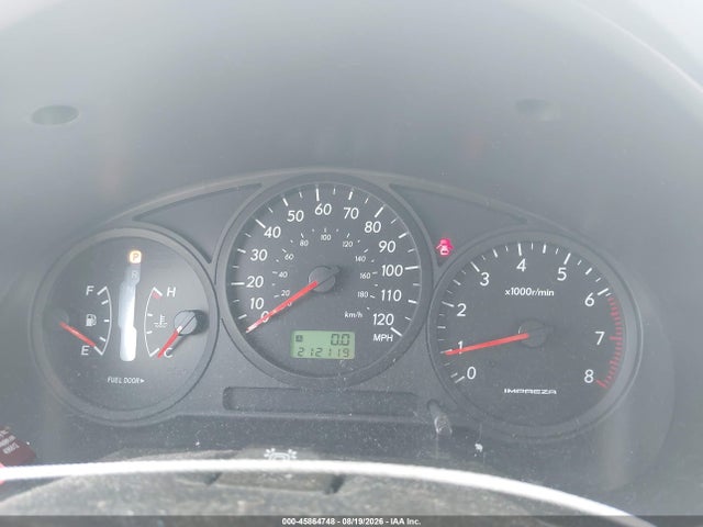 Продаж на аукціоні авто 2004 Subaru Impreza 2.5ts, vin: JF1GG65594H803856, номер лоту: 45864748