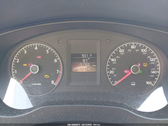 2012 Volkswagen Jetta 2.0l S მანქანა იყიდება აუქციონზე, vin: 3VW2K7AJ6CM319081, აუქციონის ნომერი: 45864970