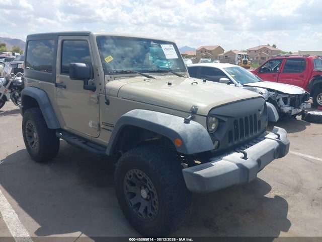 2017 Jeep Wrangler Sport მანქანა იყიდება აუქციონზე, vin: 1C4AJWAG3HL656641, აუქციონის ნომერი: 45865014