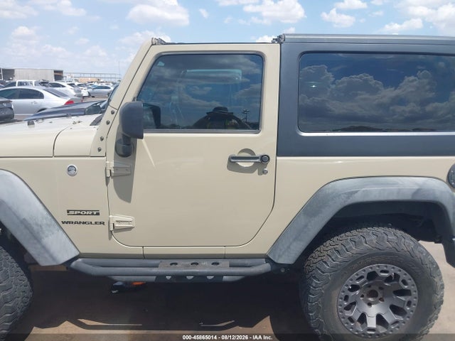 2017 Jeep Wrangler Sport მანქანა იყიდება აუქციონზე, vin: 1C4AJWAG3HL656641, აუქციონის ნომერი: 45865014