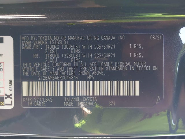 Lexus Rx 350 Premium Plus 2024 2T2BAMBA6RC044814 Image 9