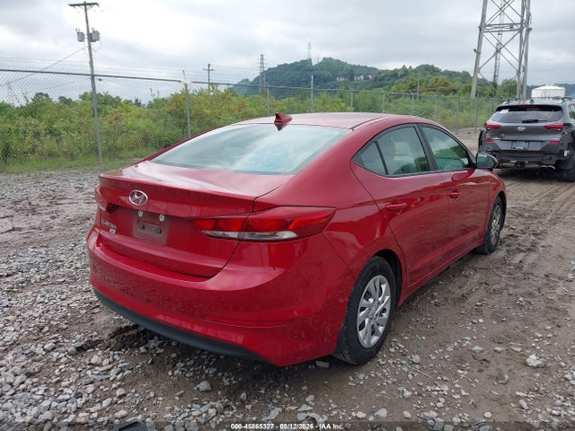 45865327 :رقم المزاد ، KMHD74LF8HU394545 vin ، 2017 Hyundai Elantra Se مزاد بيع