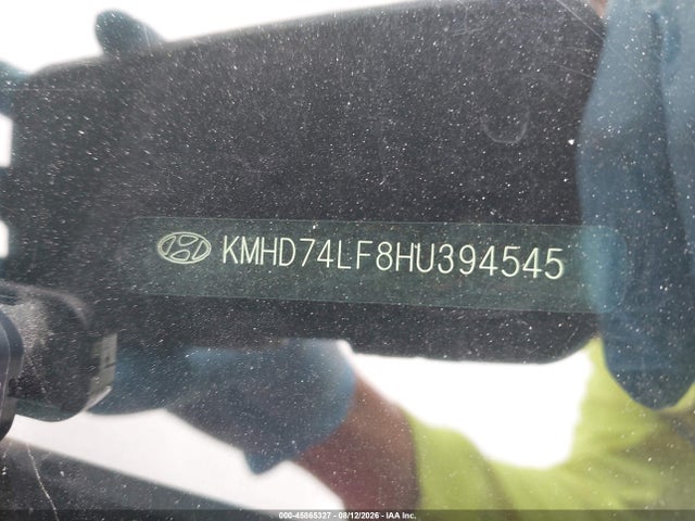 45865327 :رقم المزاد ، KMHD74LF8HU394545 vin ، 2017 Hyundai Elantra Se مزاد بيع