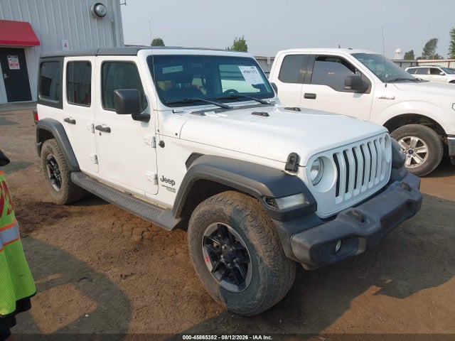 Продаж на аукціоні авто 2018 Jeep Wrangler Unlimited Sport S 4x4, vin: 1C4HJXDG1JW129122, номер лоту: 45865352