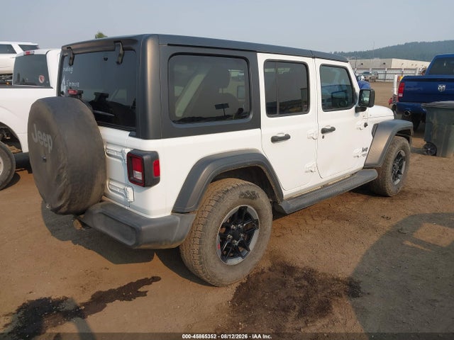 Продажа на аукционе авто 2018 Jeep Wrangler Unlimited Sport S 4x4, vin: 1C4HJXDG1JW129122, номер лота: 45865352