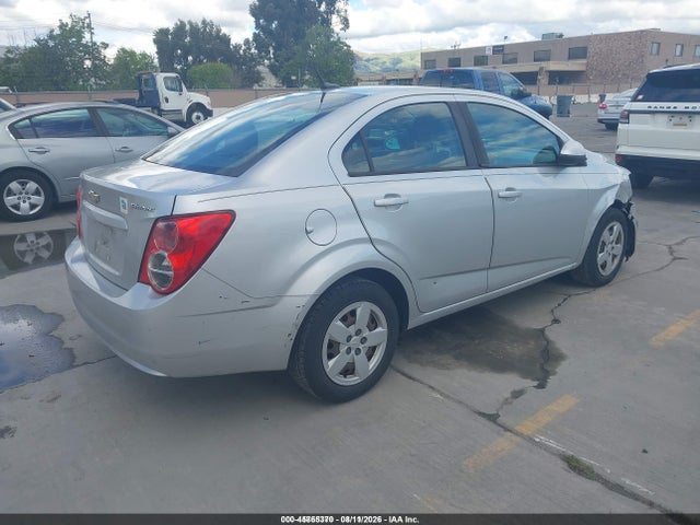45865370 :رقم المزاد ، 1G1JA5SH1E4222251 vin ، 2014 Chevrolet Sonic Ls Auto مزاد بيع