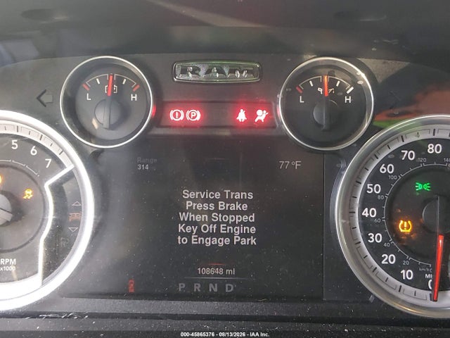 2016 Ram 1500 Sport მანქანა იყიდება აუქციონზე, vin: 1C6RR7UT6GS103004, აუქციონის ნომერი: 45865376