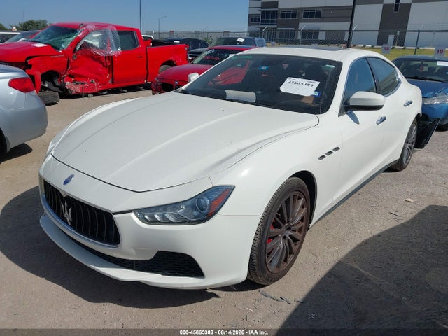 2017 Maserati Ghibli მანქანა იყიდება აუქციონზე, vin: ZAM57XSA3H1197585, აუქციონის ნომერი: 45865389