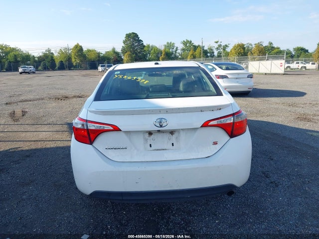2016 Toyota Corolla S Premium მანქანა იყიდება აუქციონზე, vin: 2T1BURHEXGC637690, აუქციონის ნომერი: 45865398
