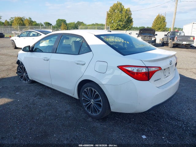 2016 Toyota Corolla S Premium მანქანა იყიდება აუქციონზე, vin: 2T1BURHEXGC637690, აუქციონის ნომერი: 45865398