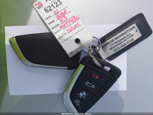 Продаж на аукціоні авто 2021 Bmw X3 Xdrive30i, vin: 5UXTY5C03M9H77936, номер лоту: 45865430