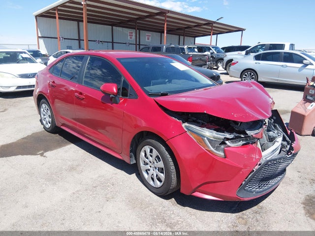 2020 Toyota Corolla Le მანქანა იყიდება აუქციონზე, vin: JTDEPRAE8LJ088309, აუქციონის ნომერი: 45865478