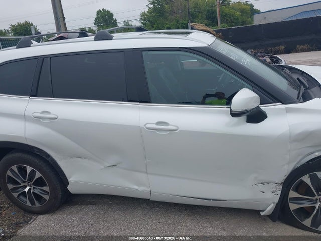 2022 Toyota Highlander Xle მანქანა იყიდება აუქციონზე, vin: 5TDGZRBH7NS243918, აუქციონის ნომერი: 45865543
