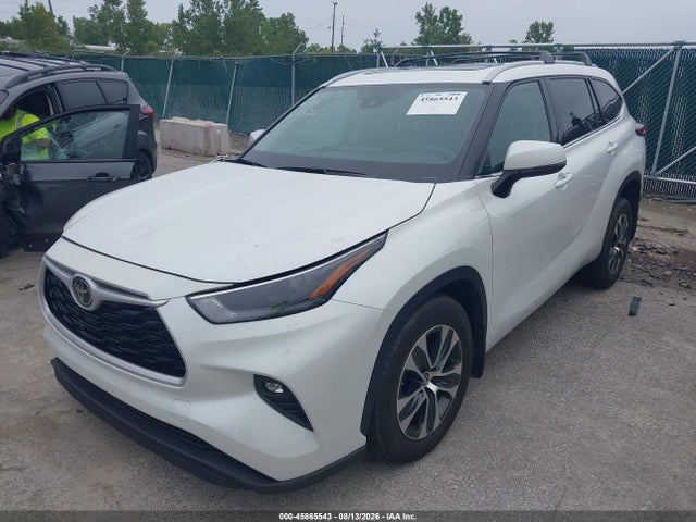 2022 Toyota Highlander Xle მანქანა იყიდება აუქციონზე, vin: 5TDGZRBH7NS243918, აუქციონის ნომერი: 45865543