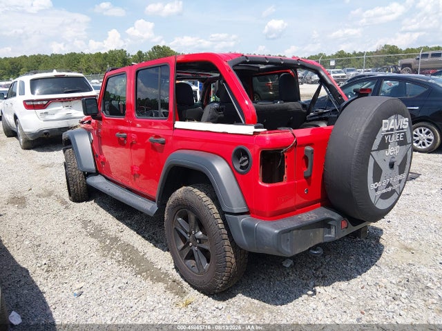 2020 Jeep Wrangler Unlimited Sport Altitude 4x4 მანქანა იყიდება აუქციონზე, vin: 1C4HJXDG8LW184766, აუქციონის ნომერი: 45865716