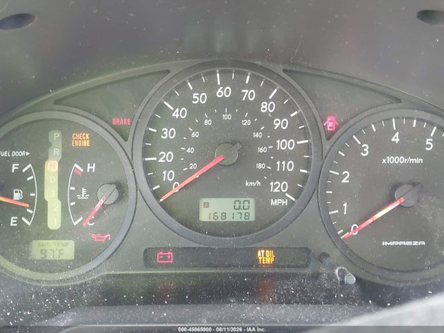 45865900 :رقم المزاد ، JF1GG68574H812860 vin ، 2004 Subaru Impreza Outback Sport مزاد بيع