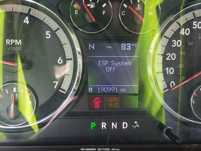 2009 Dodge Ram 1500 Laramie მანქანა იყიდება აუქციონზე, vin: 1D3HV13T69J521139, აუქციონის ნომერი: 45865950