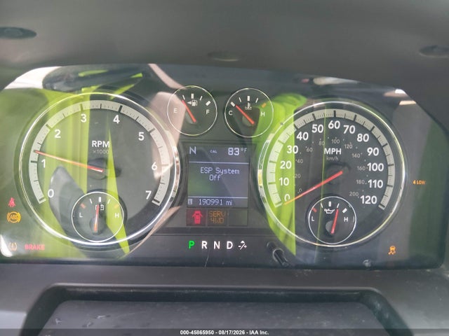 2009 Dodge Ram 1500 Laramie მანქანა იყიდება აუქციონზე, vin: 1D3HV13T69J521139, აუქციონის ნომერი: 45865950