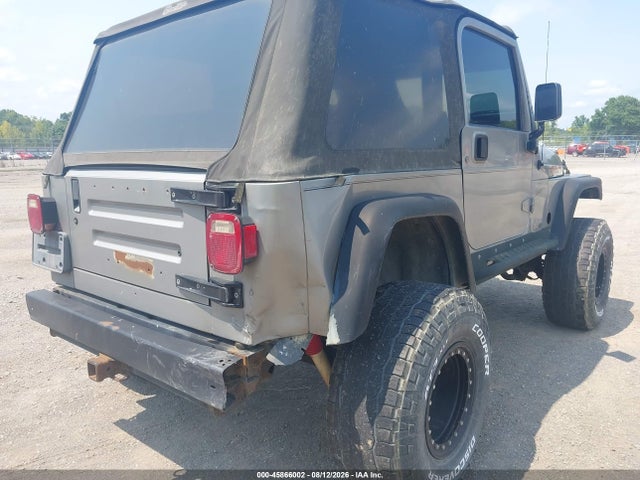 45866002 :رقم المزاد ، 1J4FA49S71P335956 vin ، 2001 Jeep Wrangler Sport مزاد بيع