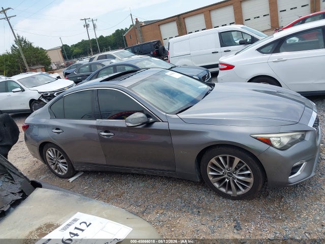 Продаж на аукціоні авто 2018 Infiniti Q50 3.0t Luxe, vin: JN1EV7AP9JM356987, номер лоту: 45866018